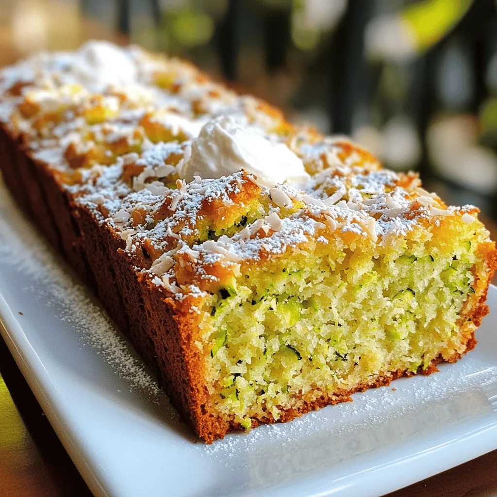 Zucchini Coconut Bread Flavorful and Easy Recipe