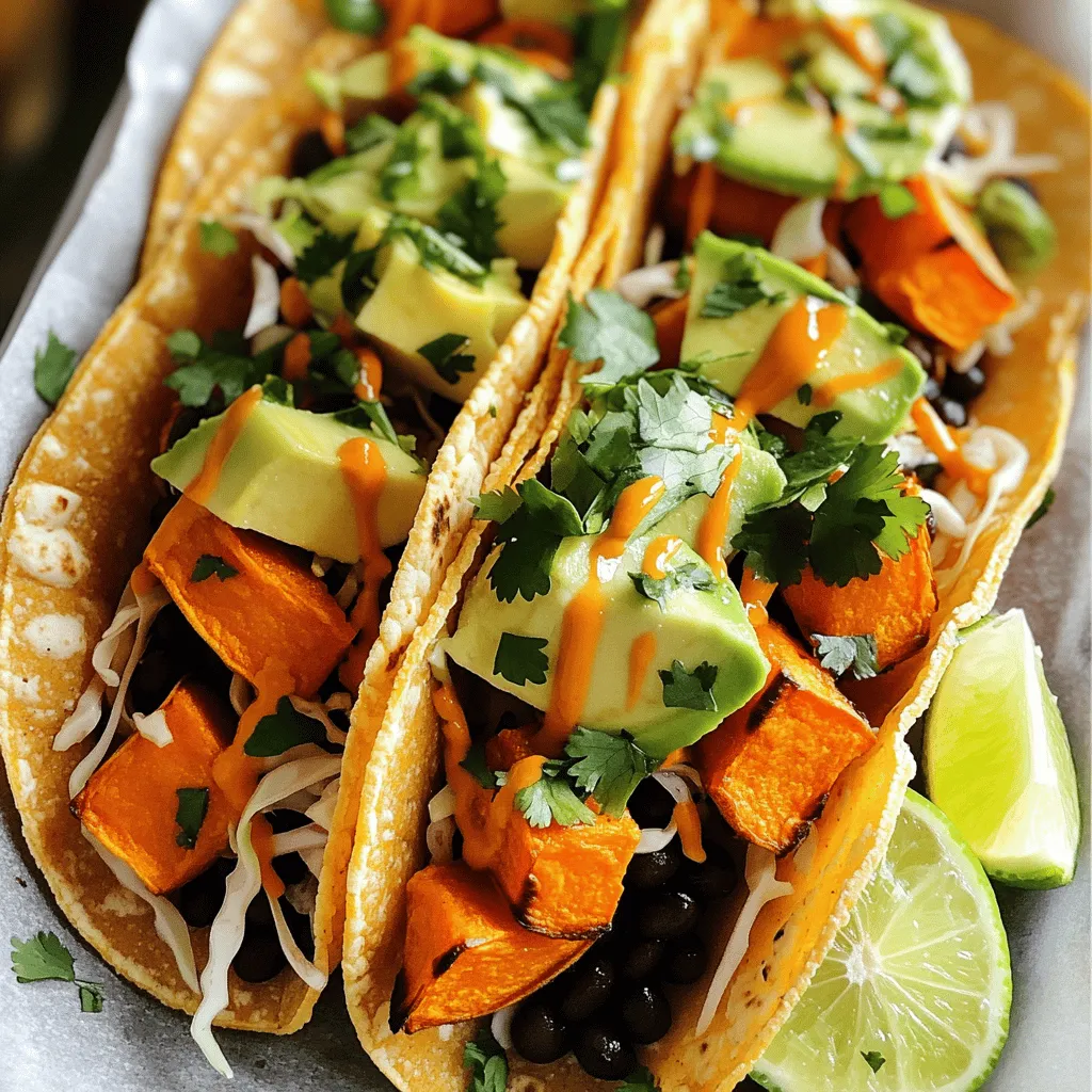 Sweet Potato Black Bean Tacos Flavorful and Simple Meal