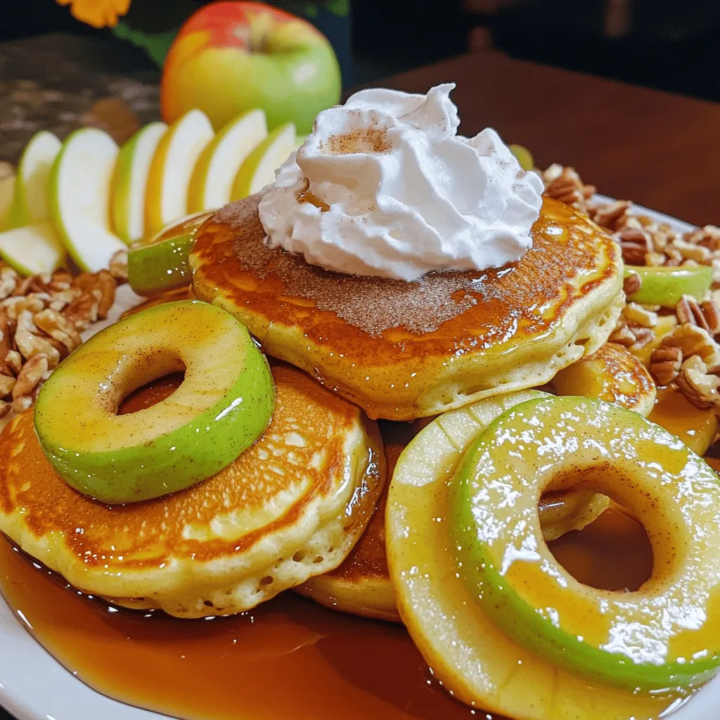 To make apple ring pancakes, you need simple ingredients. Here’s a list to get you started.