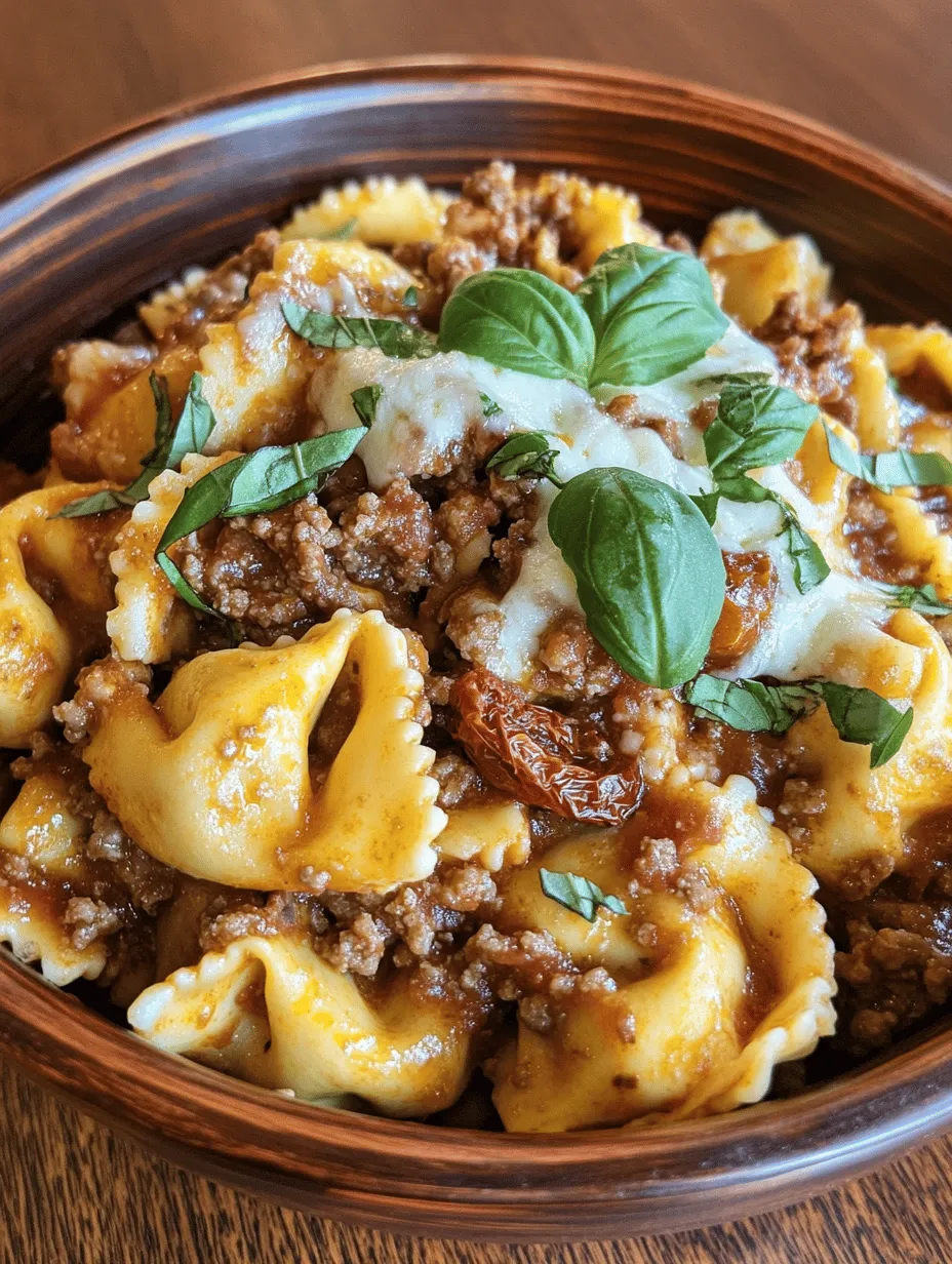 Savory Beef &#038; Parmesan Tortellini Delight: A Heartwarming Pasta Recipe