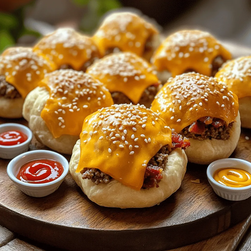 Beefy Bacon Cheeseburger Bombs Irresistible Party Treat