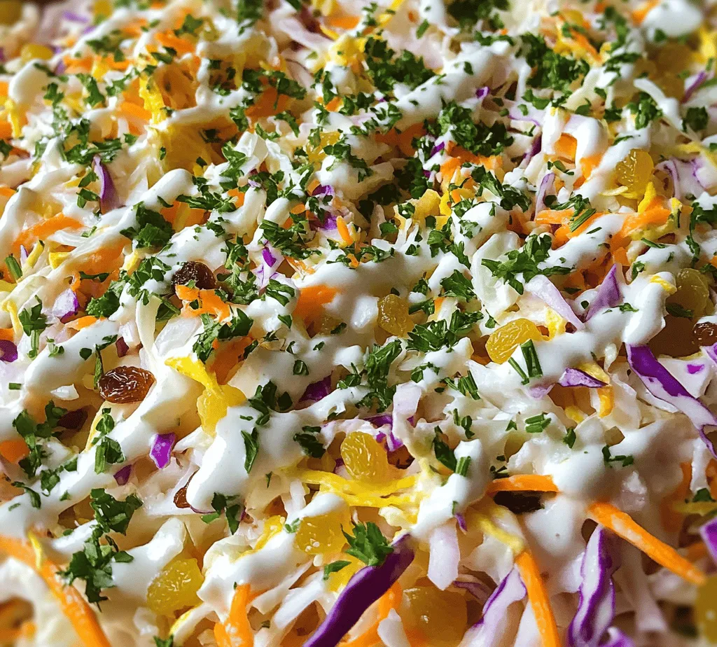 Coleslaw is a classic dish that has stood the test of time, becoming a beloved staple in various cuisines around the world. This refreshing salad, primarily made from finely shredded raw cabbage, often includes a variety of additional ingredients such as carrots, onions, and a creamy dressing. Its versatility makes it a perfect accompaniment for a wide range of occasions, from summer barbecues and family picnics to potlucks and holiday gatherings. The satisfying combination of textures—crunchy vegetables enveloped in a creamy dressing—makes coleslaw not just a side dish, but a delightful addition to any meal.