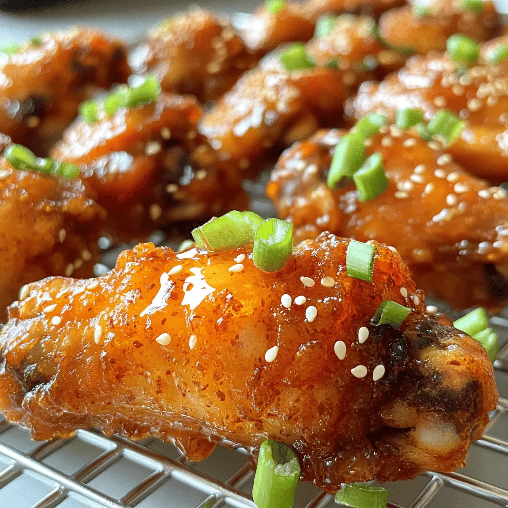 Sweet and Spicy Chicken Wings Flavorful Finger Food