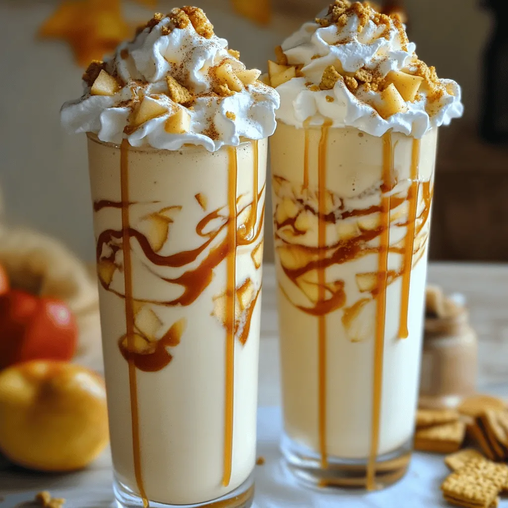 Caramel Apple Pie Milkshake Recipe Easy and Creamy Delight