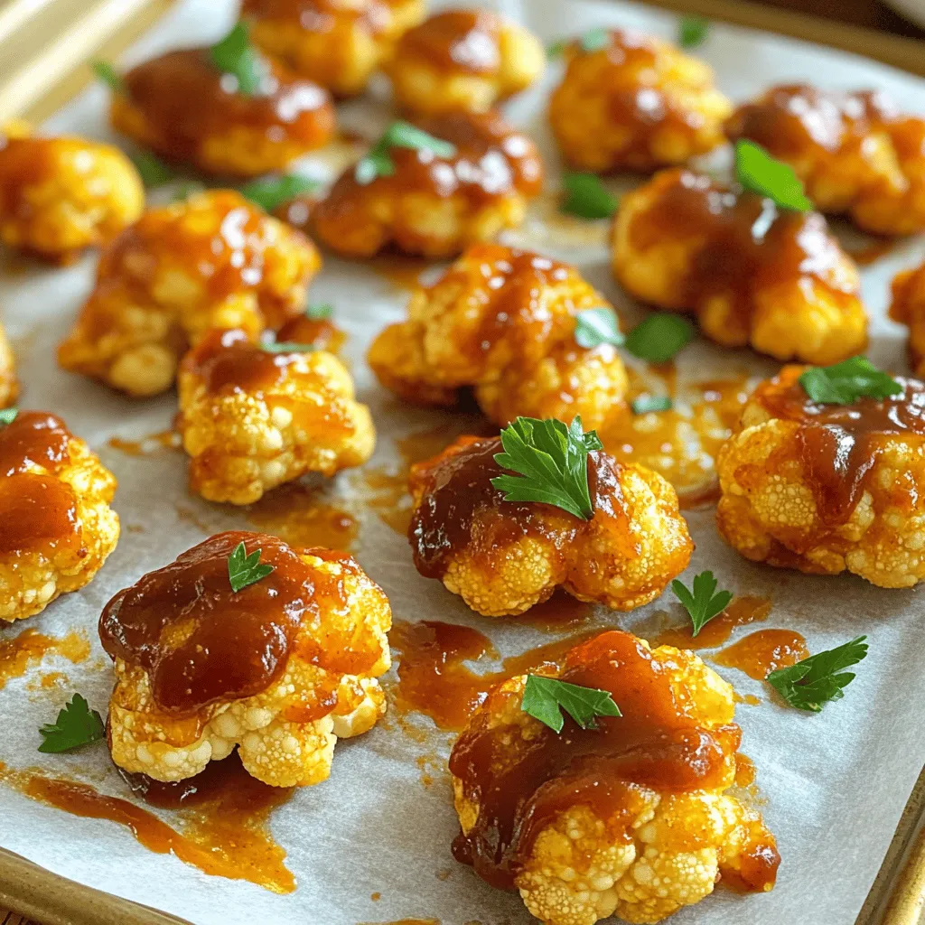 BBQ Cauliflower Wings Crispy and Flavorful Delight