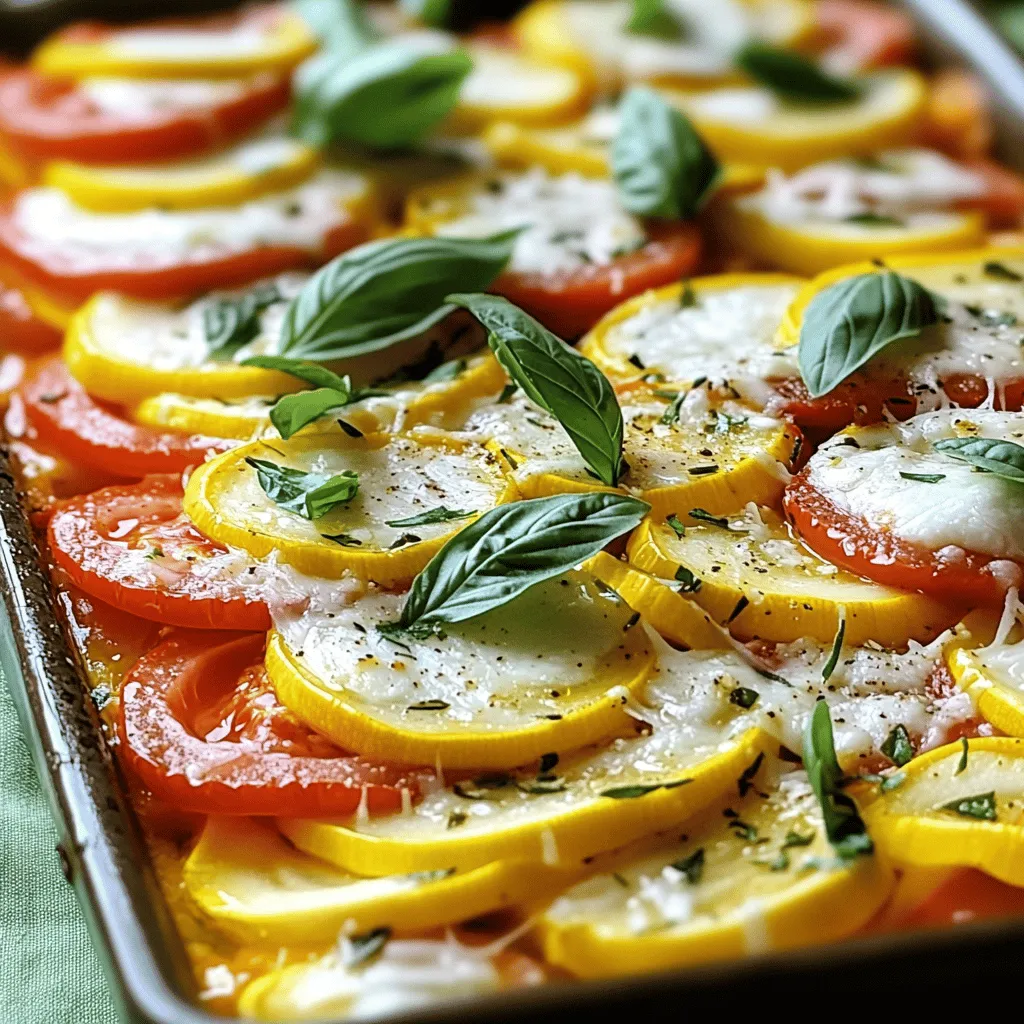 Savory Summer Squash and Tomato Bake Delight