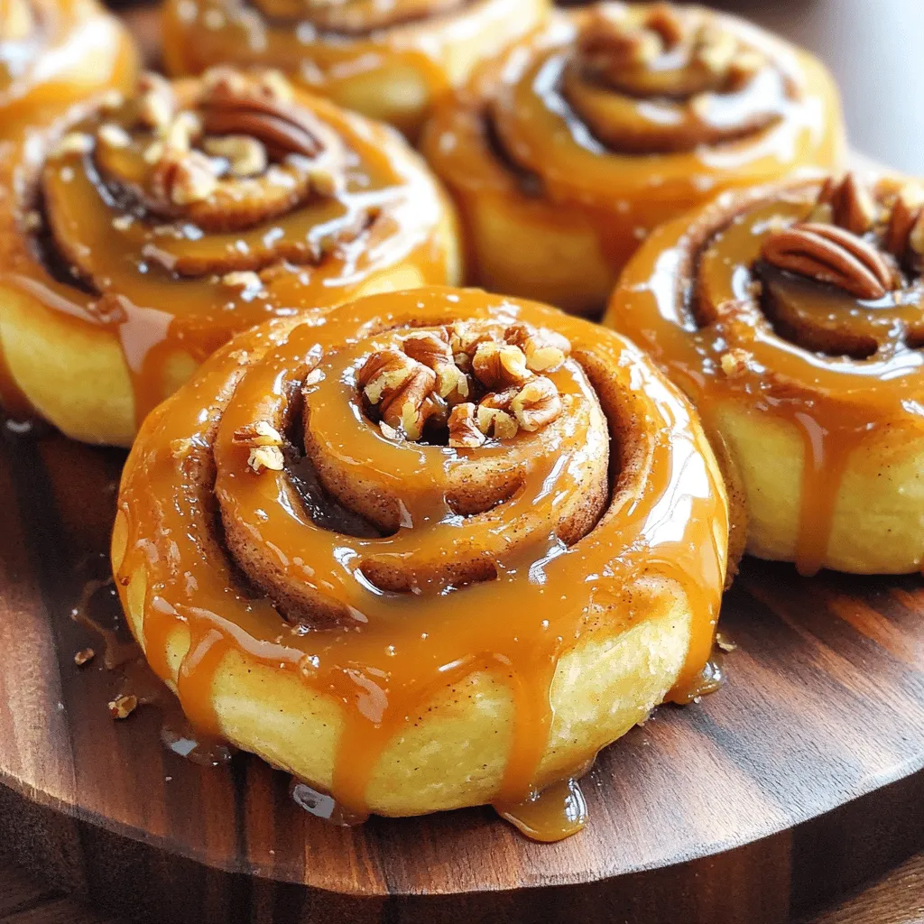 Caramel Pecan Cinnamon Rolls Sweet and Simple Recipe