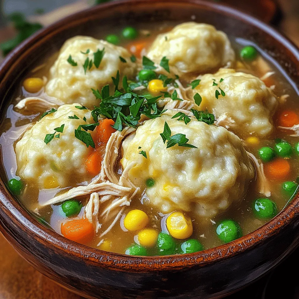 Comforting Chicken &#038; Dumplings Delight: A Heartwarming Recipe for Any Occasion