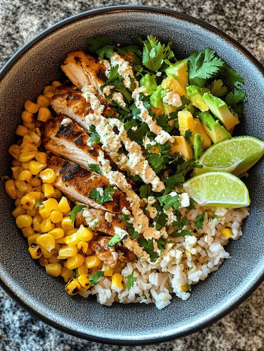 Street Corn Chicken Rice Bowl: A Flavorful Fusion Adventure