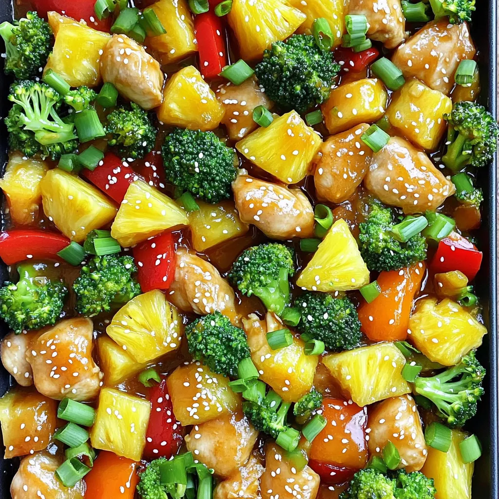 Sheet-Pan Sweet and Sour Chicken Easy Weeknight Meal