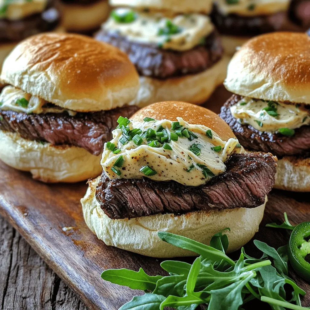 Cowboy Butter Steak Sliders Flavorful Party Treats