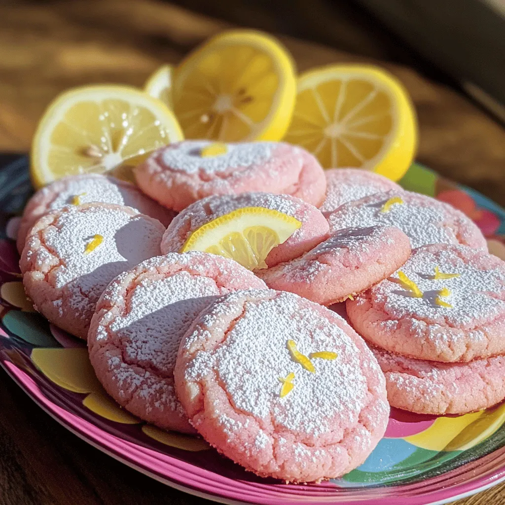 Pink Lemonade Cookies Delightful Summer Treat