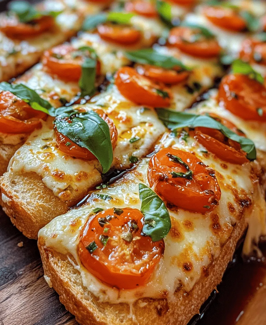To achieve the perfect Cheesy Garlic Caprese Bread, it
