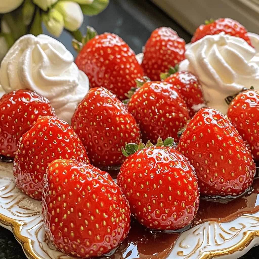 Candied Strawberries Simple and Delicious Treat