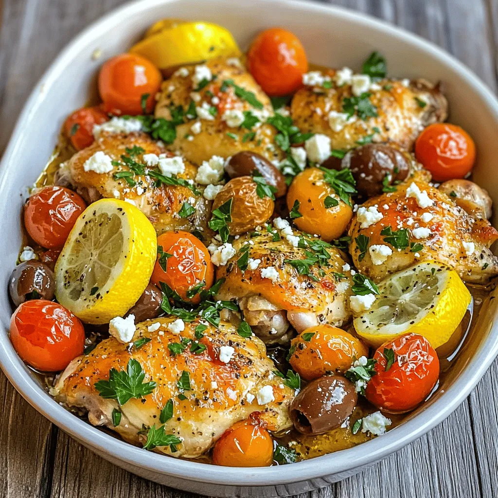 Zesty Greek Chicken with Feta &#038; Lemon: A Taste of Mediterranean Delight