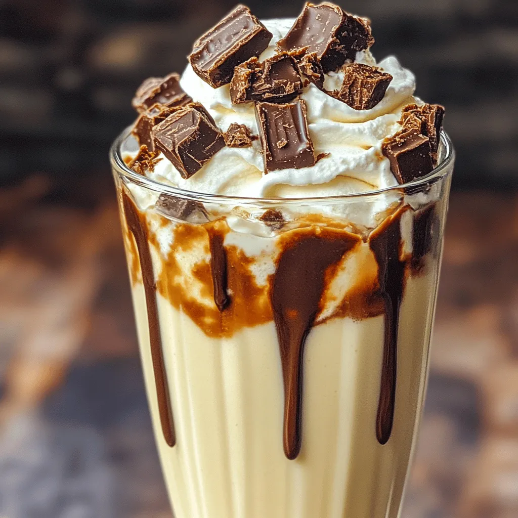To make a great Snickers milkshake, you need some key items. The base ingredients form the heart of your drink.