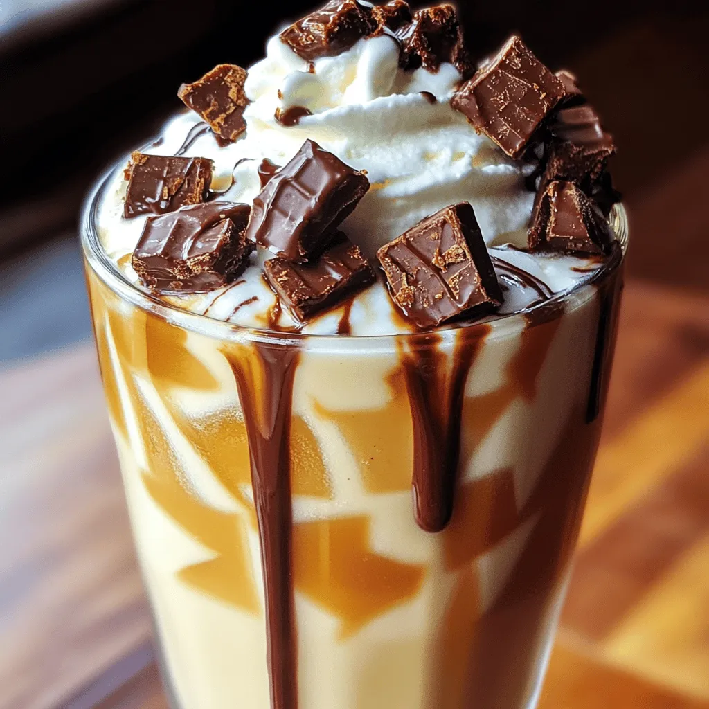 Easy Snickers Milkshake Delightful and Rich Recipe