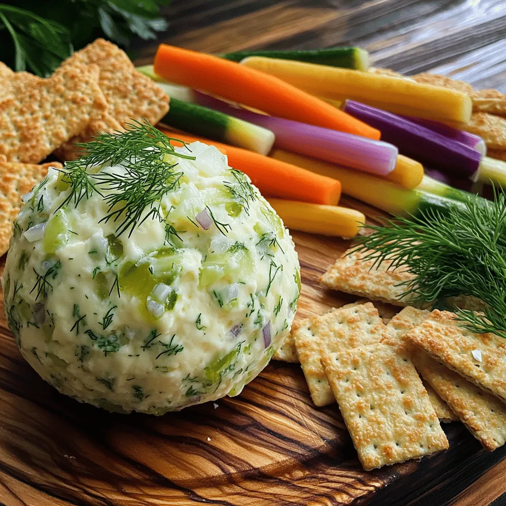 Dill Pickle Cheese Ball Recipe: A Crowd-Pleasing Appetizer
