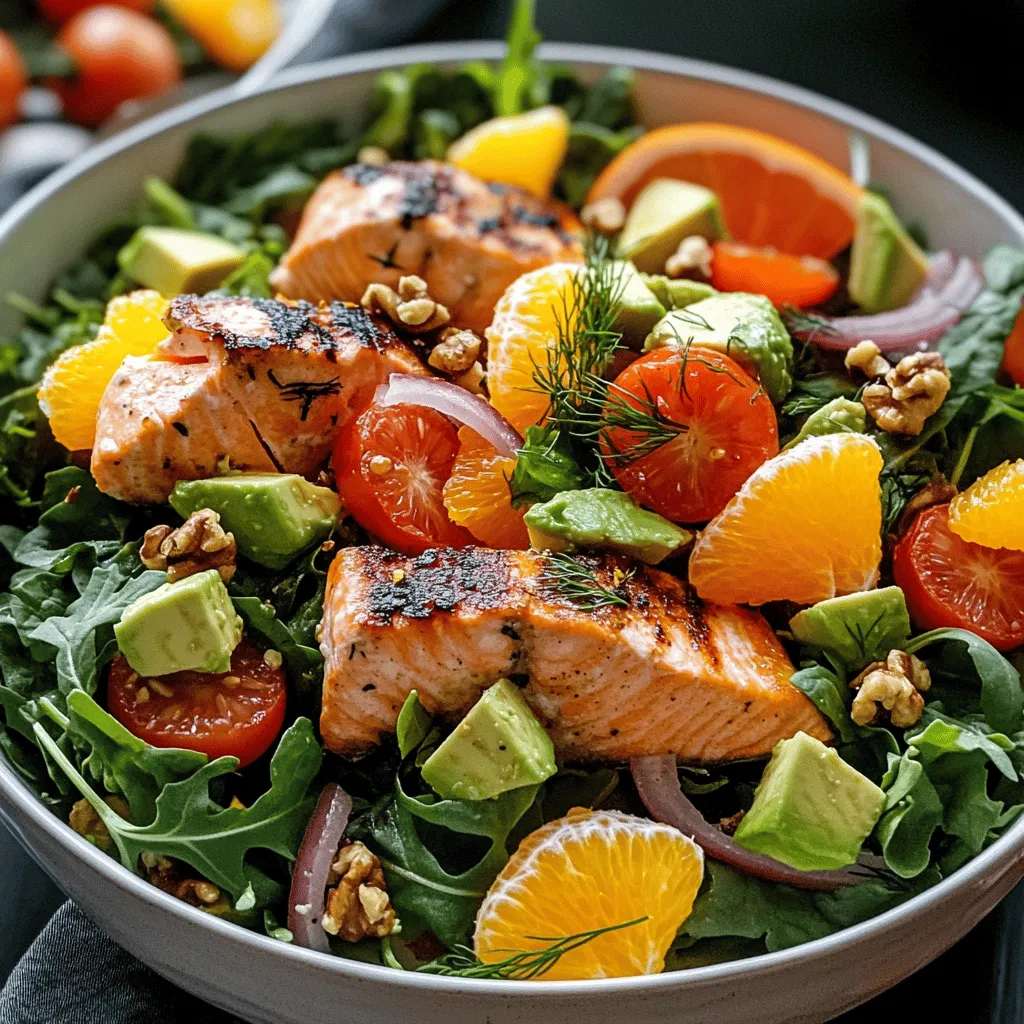 Zesty Citrus Salmon Salad: A Refreshing Delight for Any Occasion