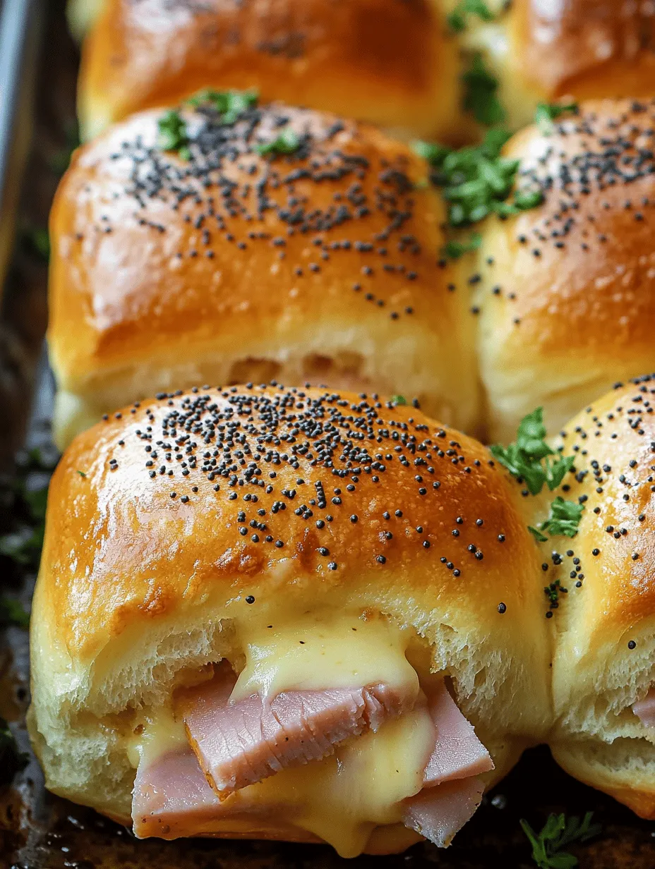 Savory Baked Ham and Cheese Sliders: A Deliciously Simple Recipe for Any Occasion