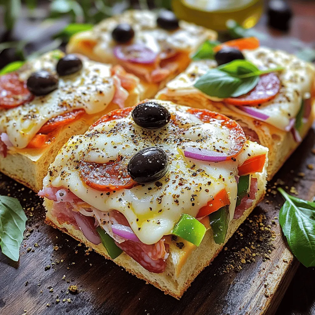 Italian Sub Squares Flavorful and Easy Meal Idea