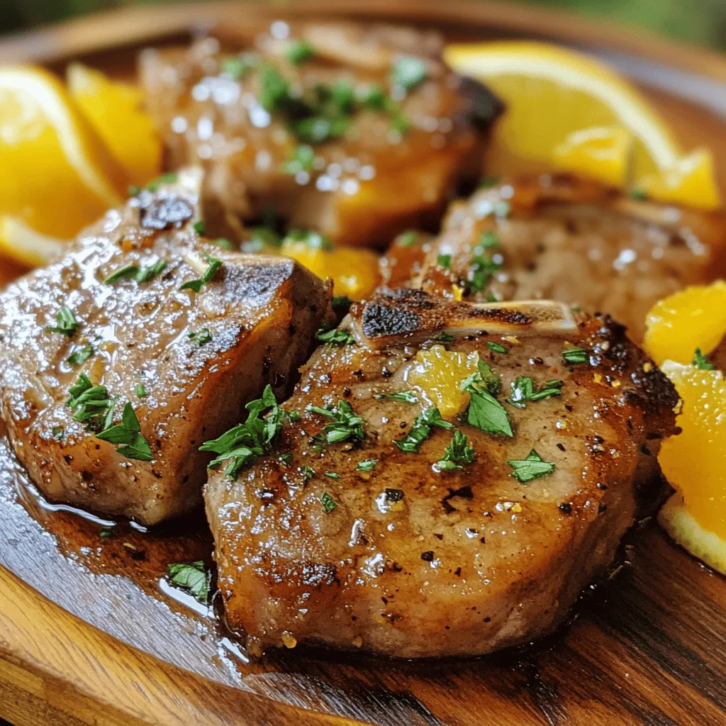 Sizzling Citrus Pork Steaks: A Flavorful Delight