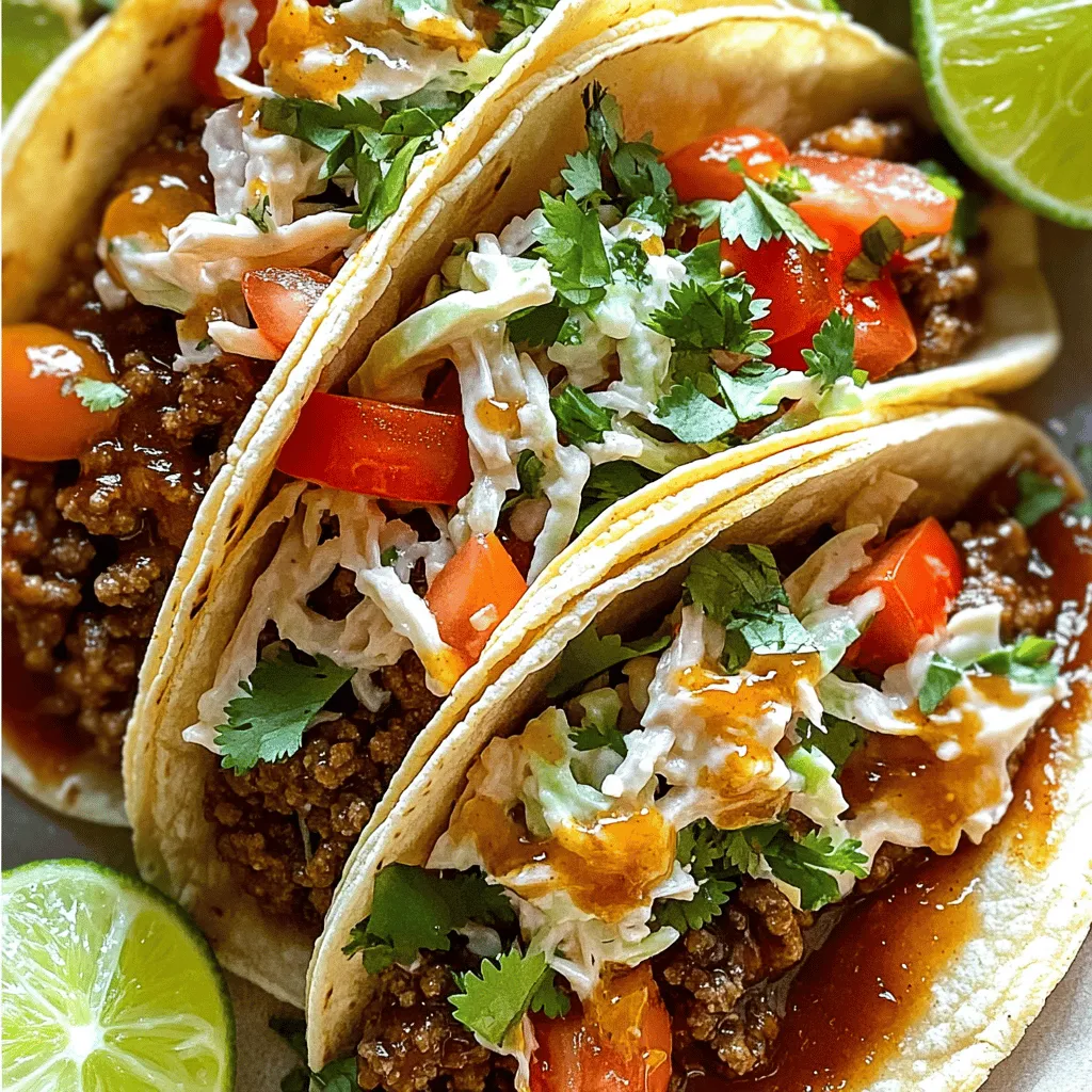 Garlic Butter Honey BBQ Tacos Flavorful Family Feast