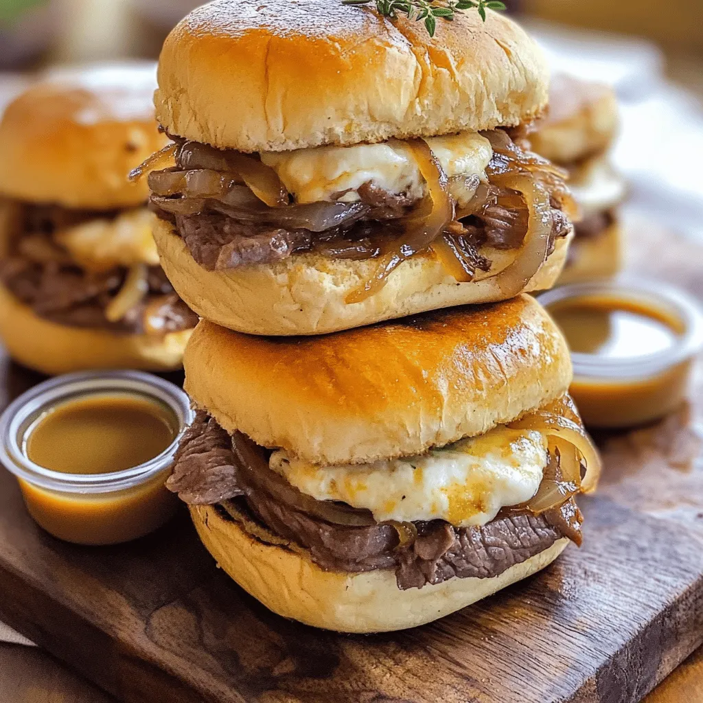 French Dip Sliders Savory and Simple Weekend Dish