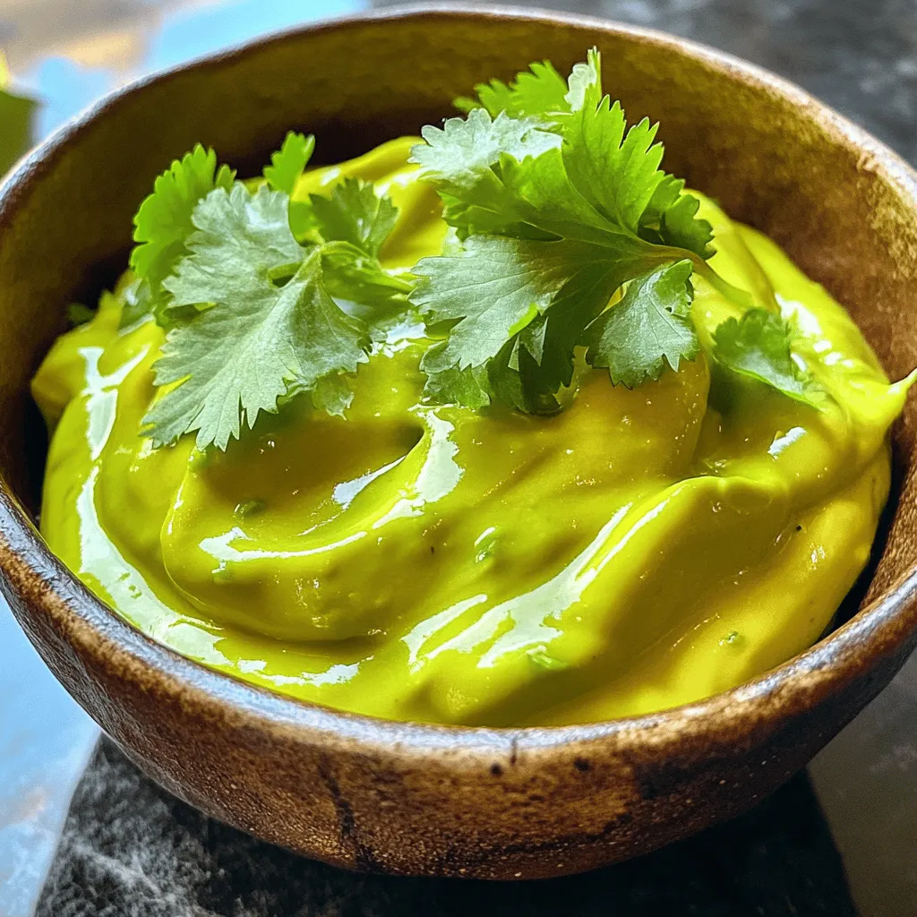 Avocado Dreamy Cream Sauce: A Culinary Delight