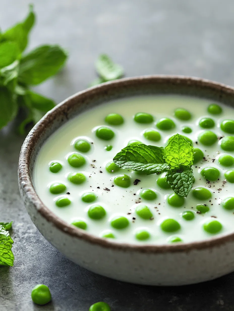 Sweet Peas in Warm Milk Recipe