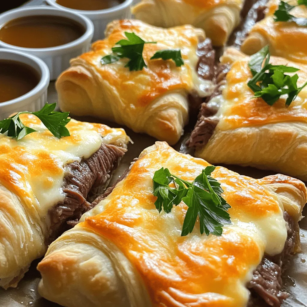 French Dip Squares Simple and Savory Meal Option