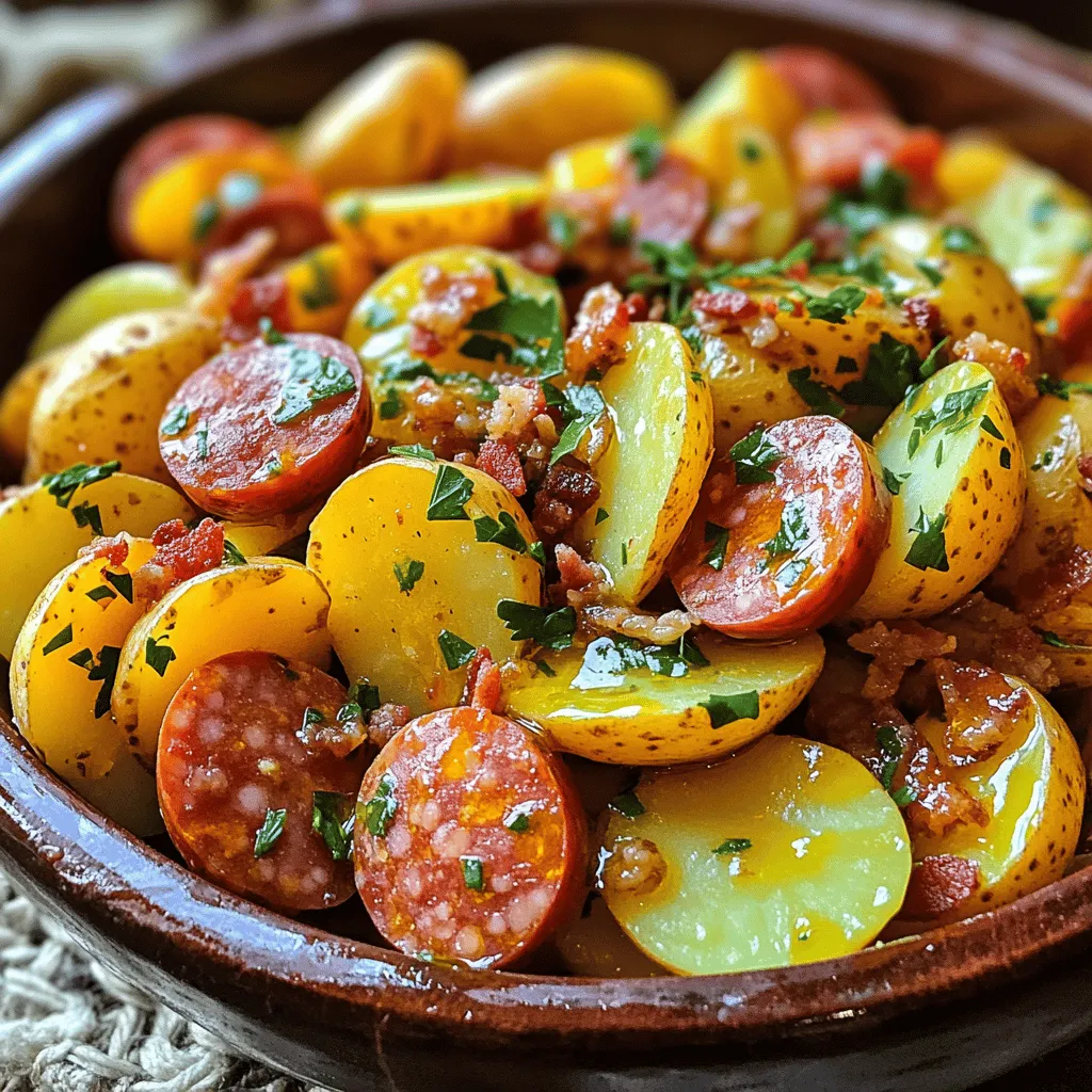German Potato Salad with Kielbasa: A Hearty Delight