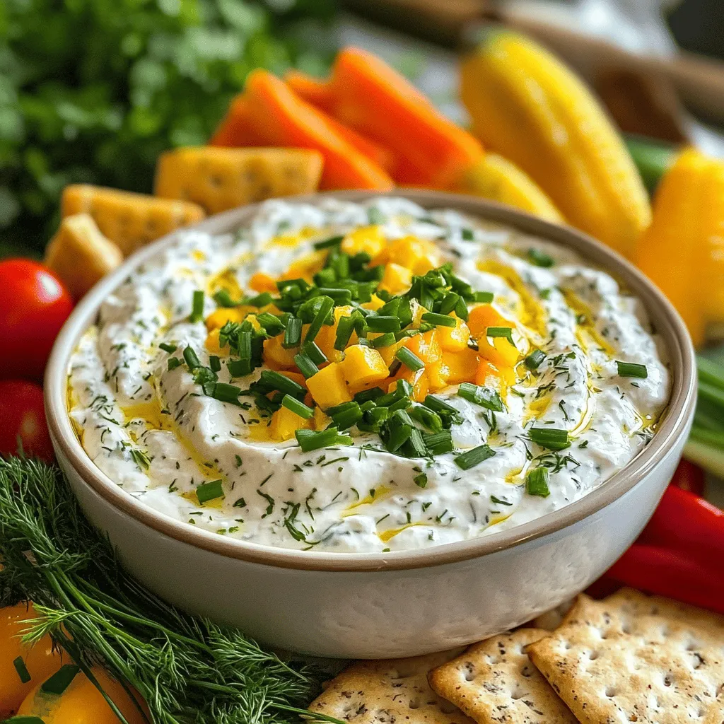 Creamy Dreamy Herb Cheese Dip Recipe