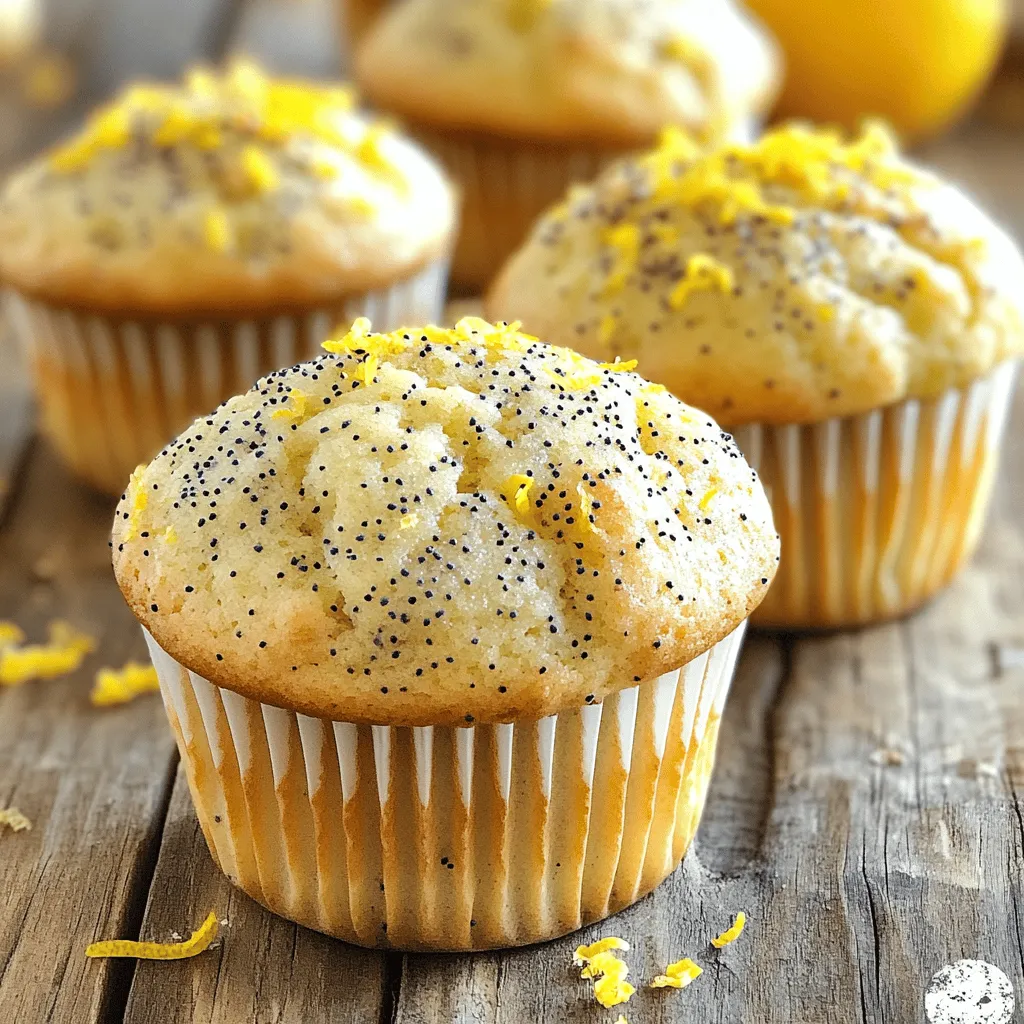Lemon Poppy Seed Muffins Fresh and Flavorful Delight