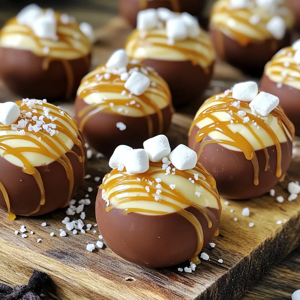 Salted Caramel Hot Chocolate Bombs Irresistible Treats