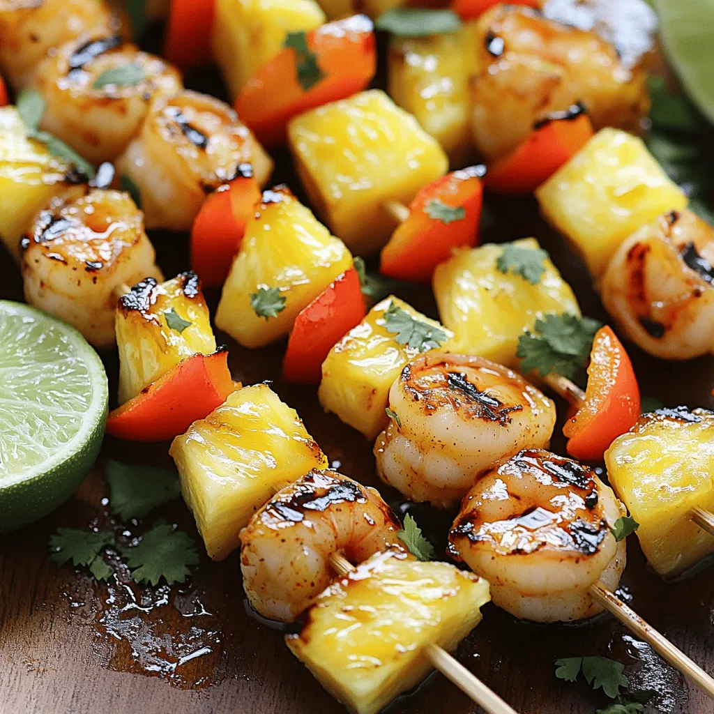 Spicy Pineapple Shrimp Skewers Flavorful and Easy Recipe