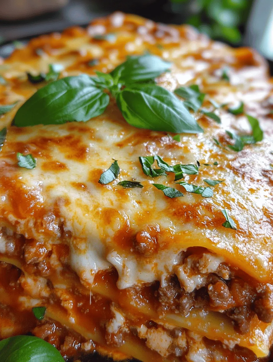 Easy Homemade Lasagna Delight