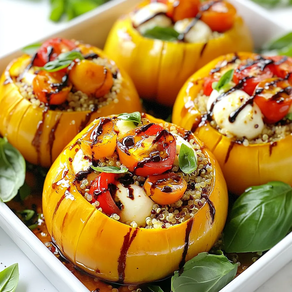 Caprese Quinoa Stuffed Tomatoes Flavorful and Fresh