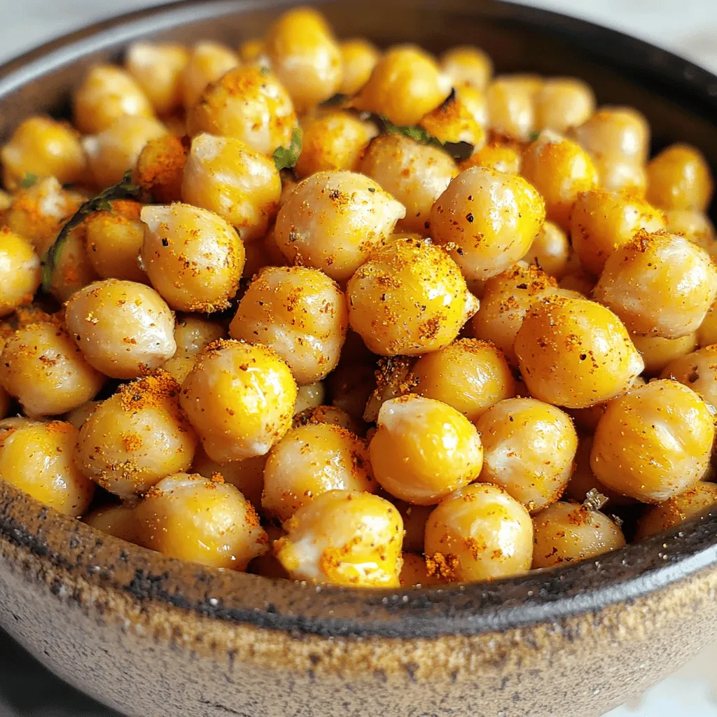 Crispy Air Fryer Chickpeas Flavorful and Crunchy Snack