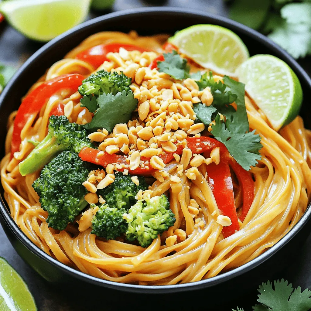 Simple Thai Peanut Noodles Quick and Flavorful Meal