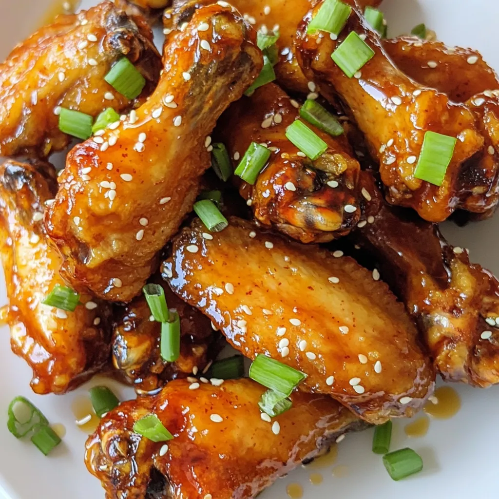 Crispy Honey Garlic Chicken Wings Easy and Flavorful