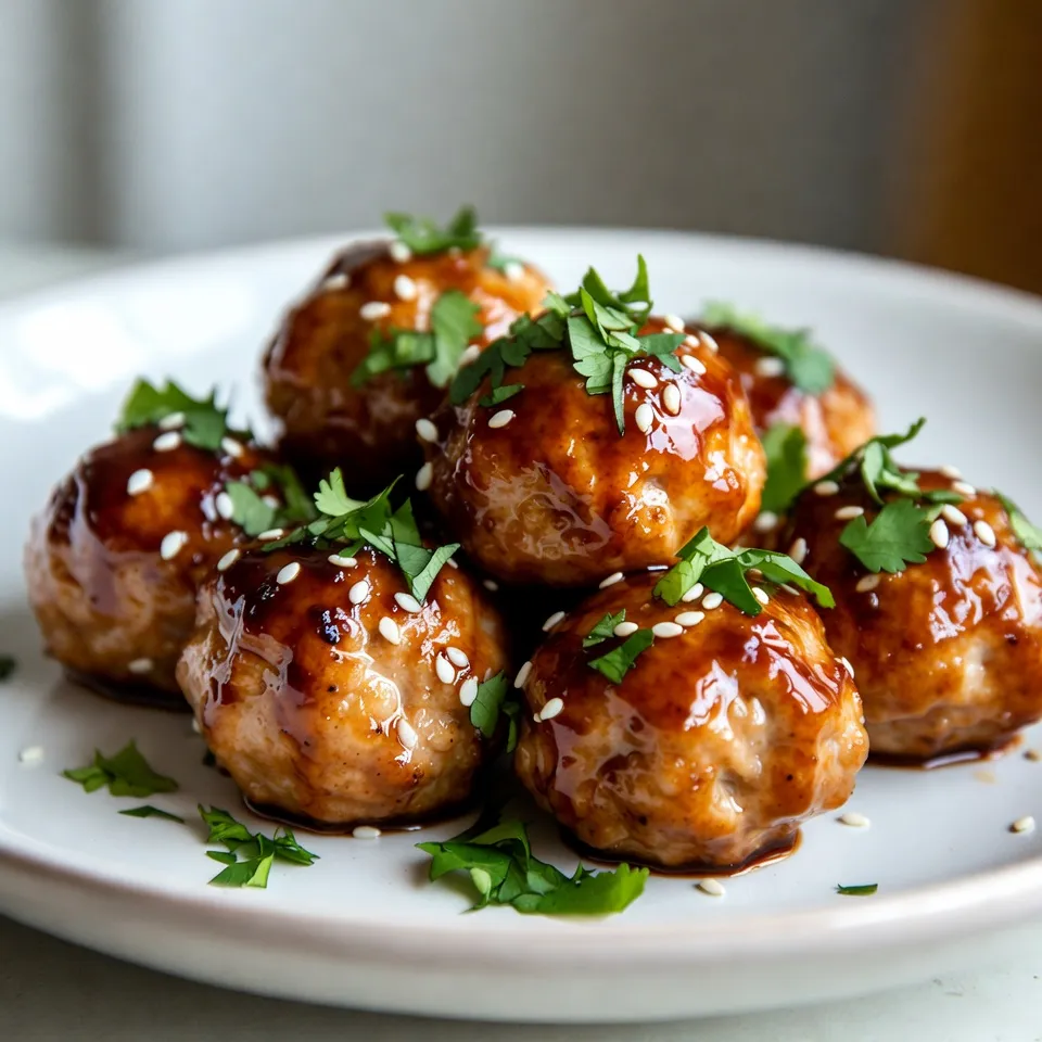 Teriyaki Chicken Meatballs Easy and Tasty Recipe