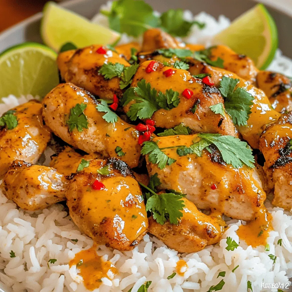 - 4 boneless, skinless chicken breasts - 1 can (14 oz) coconut milk - 1 large onion, finely chopped - 3 cloves garlic, minced