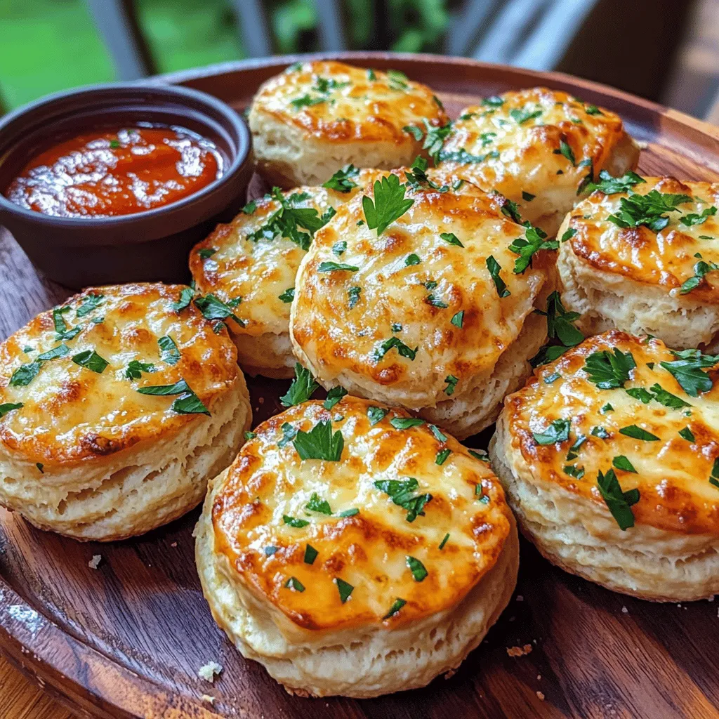 Pillsbury Biscuit Garlic Butter Cheese Bombs Delight