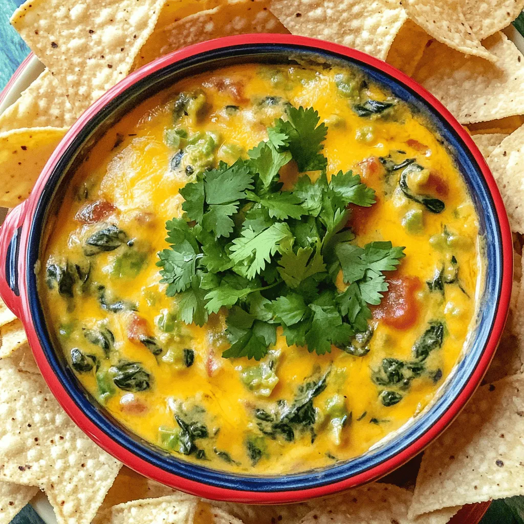 Pepper Jack Spinach Queso Dip Flavorful and Easy Recipe