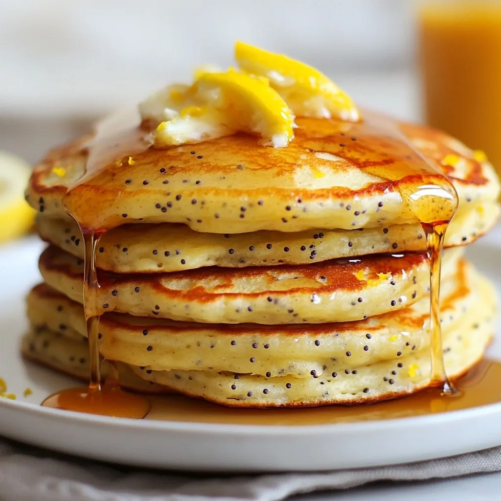 Lemon Poppy Seed Ricotta Pancakes Irresistible Delight