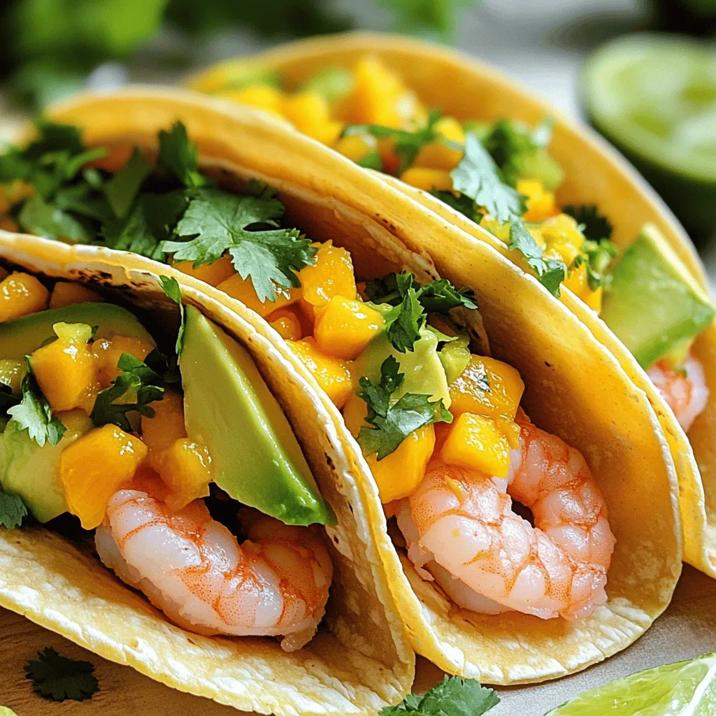 Spicy Mango Shrimp Tacos Fresh and Flavorful Delight
