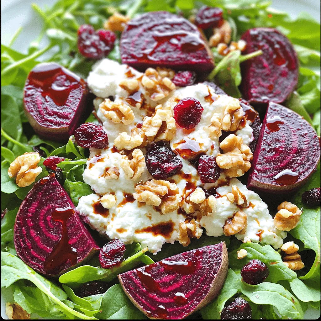 Roasted Beet Goat Cheese Salad Flavorful and Fresh
