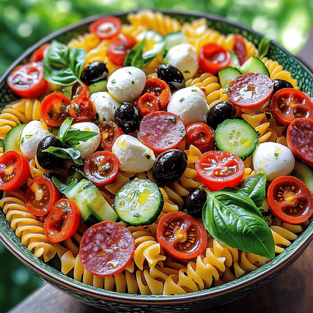 Best Italian Pasta Salad Flavorful and Easy Recipe