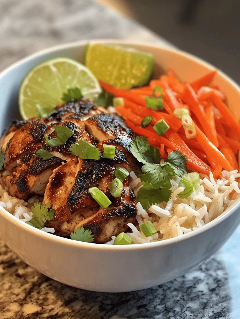 Coconut Chicken Rice Bowl Delight: A Flavorful Comfort Dish